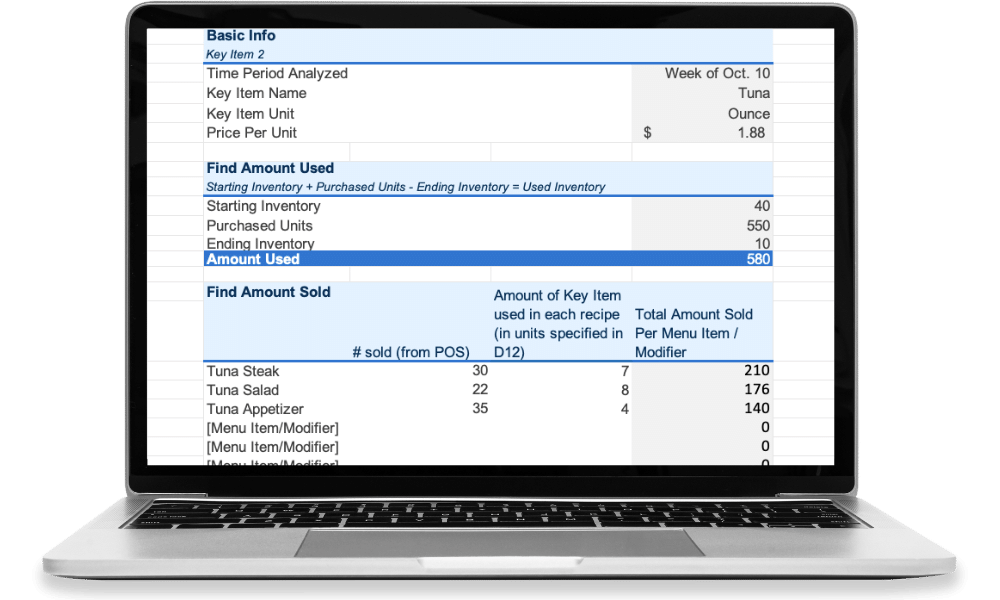 Restaurant Food Waste Calculator MarginEdge